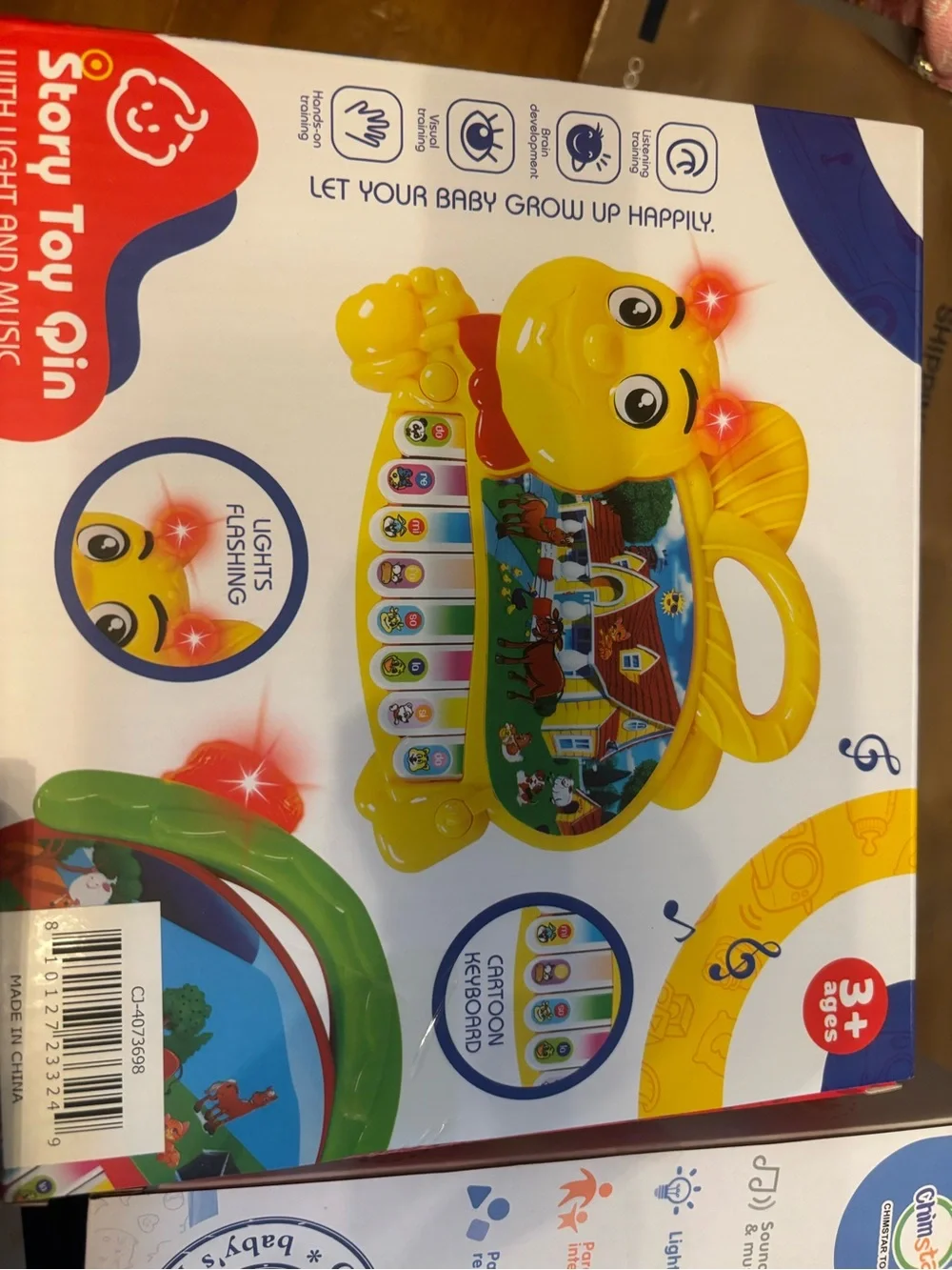 3 piece bundle Musical Story Piano & interactive toys for Toddlers by LILY